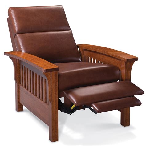 fabric recliners chairs with metal or wood arms|reclining chair with wood armrest.